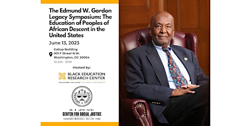 The Edmund W. Gordon Legacy Symposium primary image