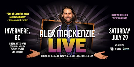 ECL Productions presents Alex Mackenzie LIVE in Invermere!