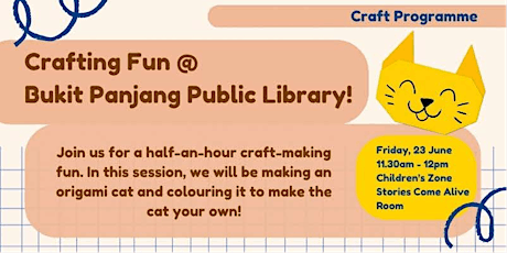 Crafting Fun @ Bukit Panjang Public Library!