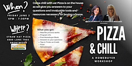Pizza & Chill - A Homebuyer Workshop primary image