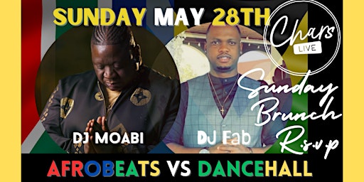 May 28 Afrobeat vs Dancehall Brunch primary image