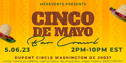 Image principale de Cinco De Mayo Bar Crawl