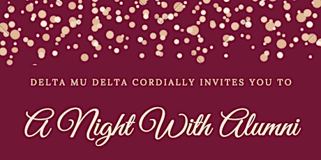 LIM Delta Mu Delta: A Night with Alumni primary image