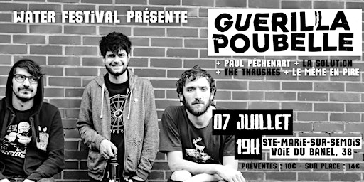 Concert de Guerilla Poubelle & Co à Sainte-Marie-sur-Semois