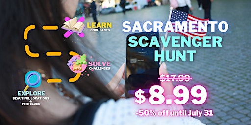 Primaire afbeelding van Sacramento: Fun Scavenger Hunt for Families