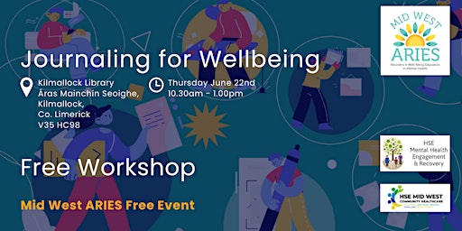 Face to Face Workshop: Journaling for Wellbeing primary image