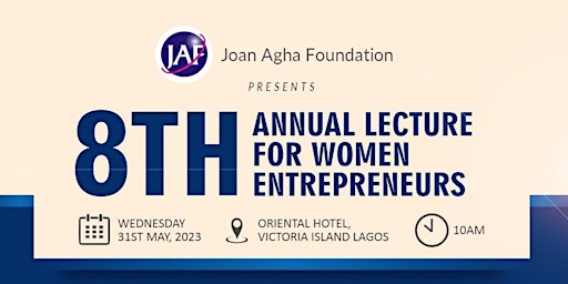 8th Annual Women Entrepreneurship Lecture primary image