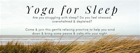 Yoga for Sleep