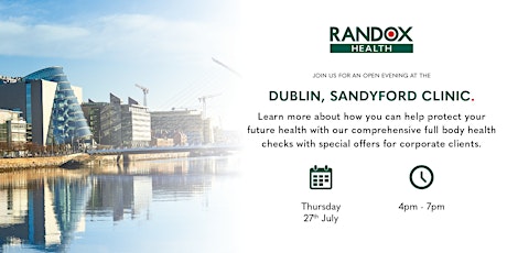 Randox Health Dublin Open Evening