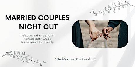 Married Couples' Night Out -  May 12, 2023 primary image