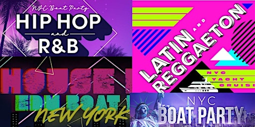 Imagem principal de THE #1 Latin Music - Hip-Hop / R&B - EDM  Multiples Levels Boat Party!