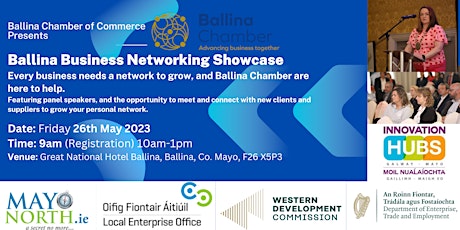 Primaire afbeelding van Ballina Business Networking Showcase 2023