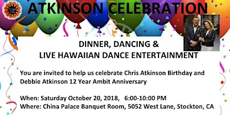 Atkinson Celebration Dinner, Dance & Live Entertainment primary image