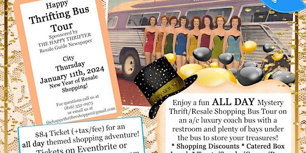 Thrifting Happy Bus Tour -1/12- NAPLES -Mystery Resale Shopping NEW YEAR!