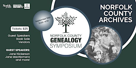 2023 Norfolk County Genealogy Symposium