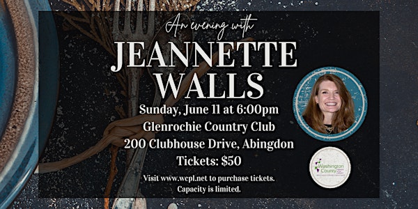 An Evening with Jeannette Walls