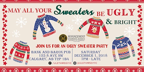 Calgary MSS Annual Ugly Sweater Party  primary image