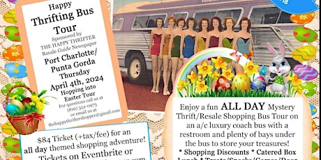 Thrifting Happy Bus Tour -4/4-PC/PUNTA GORDA-Mystery Resale Shopping-Easter