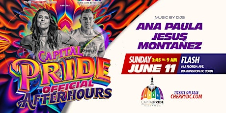 Capital Pride Official Afterhours Presented by The Cherry Fund