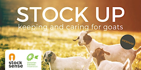 STOCK UP: keeping and caring for goats (webinar) primary image