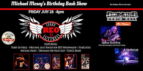Mike Mesey's Birthday Show featuring REO 2, Steve