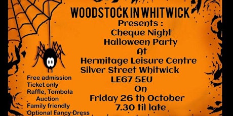 Woodstock in Whitwick Halloween Party primary image