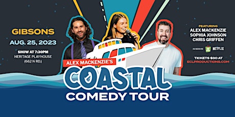 ECL Productions presents Alex Mackenzie's Coastal Comedy Tour Gibsons