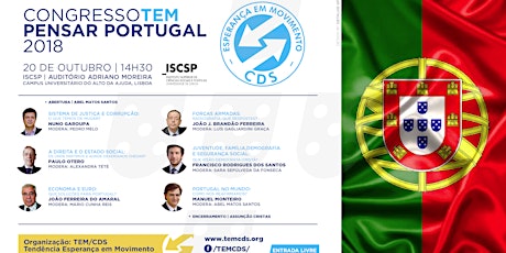 Imagem principal de CONGRESSO TEM - PENSAR PORTUGAL 2018