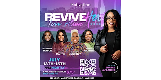 SheMotivates Presents "Revive Her" Women's Conference primary image