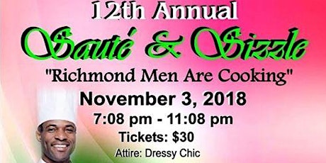  12th Annual Sauté & Sizzle: Richmond Men Are Cooking primary image