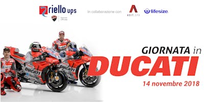 Giornata in Ducati: un evento Riello in collaborazione con Asit e Lifesize Giornata in Ducati: un evento Riello in collaborazione con Asit e Lifesize
