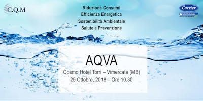 AQVA | Carrier: soluzioni chemical free CQM AQVA | Carrier: soluzioni chemical free CQM