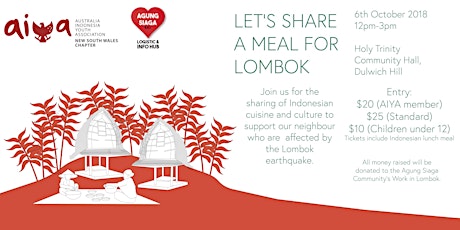Let's Share a Meal for Lombok primary image