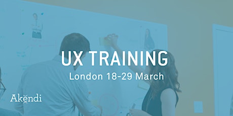 UX Training & Certification, London - March 2019 primary image