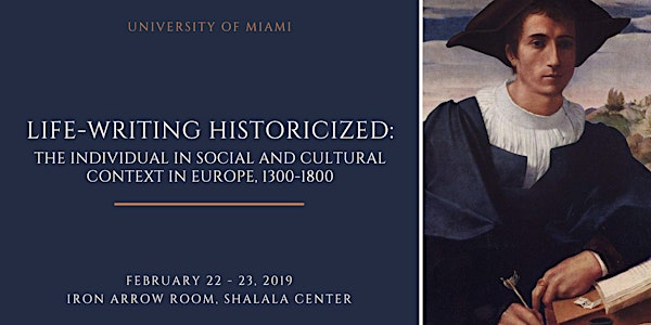 Life-Writing Historicized: The Individual in Social and Cultural Context in...