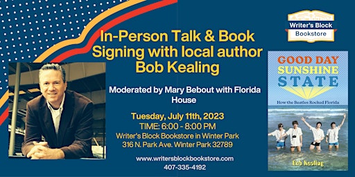 In-Person Book Signing with local author Bob Kealing primary image