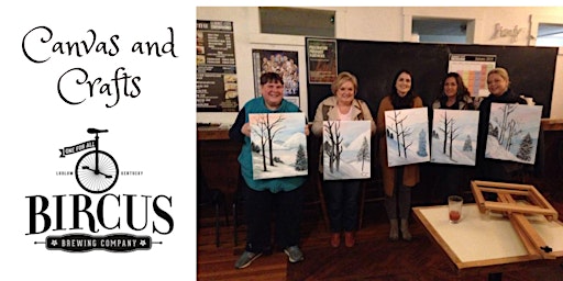 Imagem principal do evento "Canvas and Crafts" at Bircus Brewing Co ~ Paint with Elaine