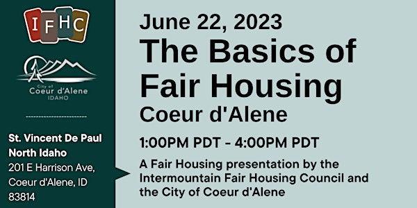 Fair Housing Basics and Hot Topics - Coeur d'Alene