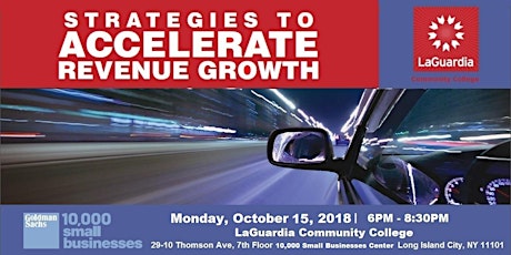 Strategies to Accelerate Revenue Growth Workshop  primary image