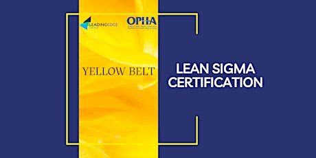 Primaire afbeelding van Lean Sigma Yellow Belt Virtual Training