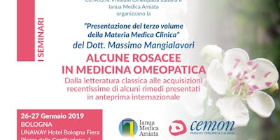 BOLOGNA - LA FAMIGLIA OMEOPATICA DELLE ROSACEE - Dott. Massimo Mangialavori BOLOGNA - LA FAMIGLIA OMEOPATICA DELLE ROSACEE - Dott. Massimo Mangialavori