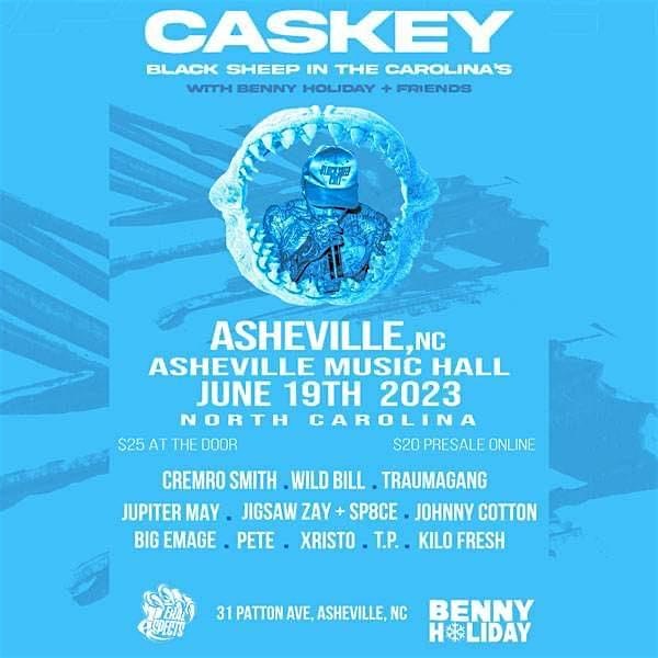 Caskey with Benny Holiday + Friends at Asheville Music Hall