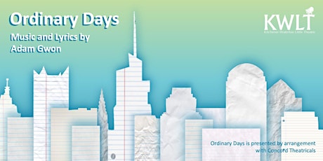 KWLT Presents: Ordinary Days primary image