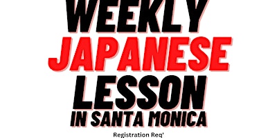 Imagen principal de Weekly Japanese Lesson @ GM ANIME store