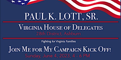 Join Me For My Campaign Kick Off!