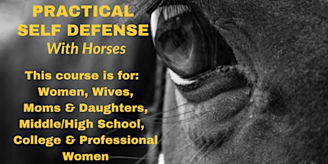 Practical Self Defense Courses with Horses primary image