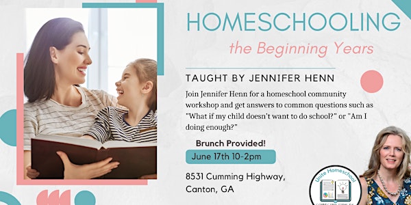 Homeschooling - The Beginning Years