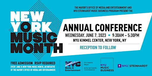 The Annual NY Music Month Conference primary image