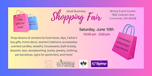 Spring Shopping Fair | June 10, 2023 primary image