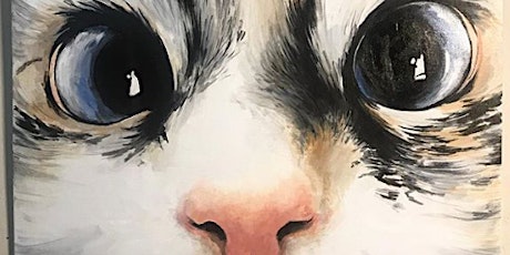 Wine, Dine & Fine Art Painting Class - Paint Your Pet! primary image